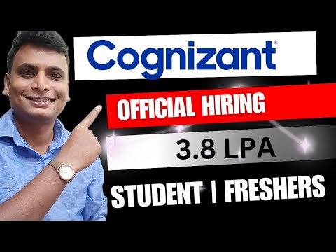 Cognizant Official Hiring 2024 Student Freshers | Python Data Analyst |  Internship & full time