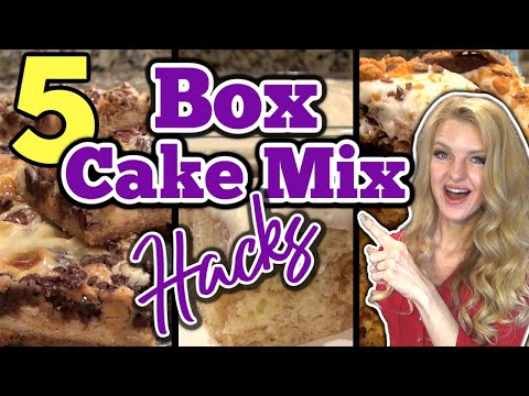 5 Brilliant BOXED CAKE MIX RECIPES that will SHOCK You! | Easy BOX CAKE MIX HACKS -Ep. #7