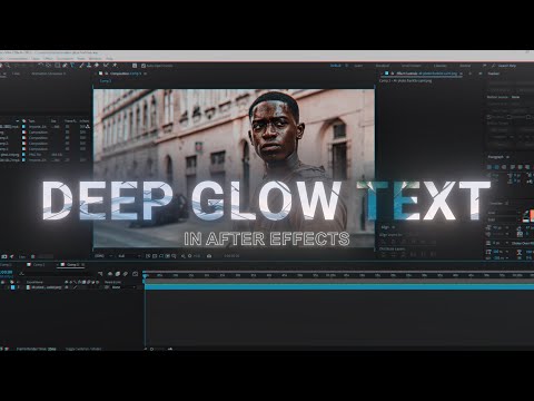 Deep Glow Text - After Effects Tutorial