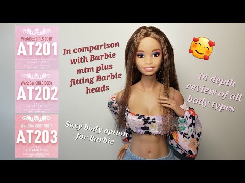 Review for Worldbox AT201 & AT203 bodies - Tips and Tricks when hybrid them with Barbie heads^^