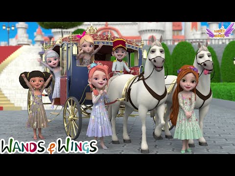 Wheels on the Carriage | Ball Dance Party | Princess Magic Song | Wands and Wings