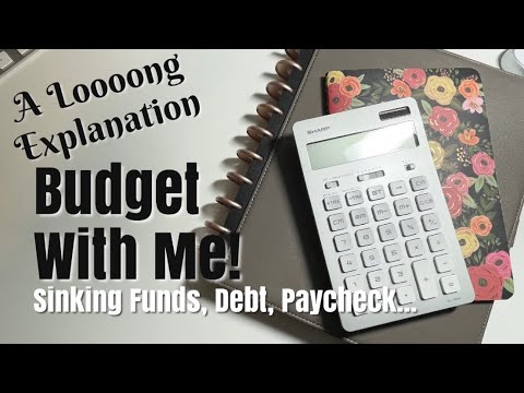 BUDGET WITH ME - Paycheck, Sinking Funds, Debt Paydown, Struggles | Paycheck to Paycheck Method