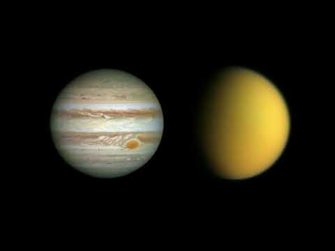 Space Sounds: Jupiter's EM Noise and Titan's Surface Wind ( 12 Hours )