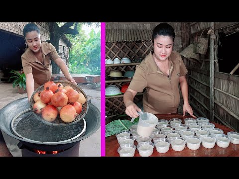 Delicious pomegranate fruit recipe - Cooking with Sreypov