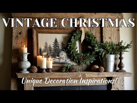 Vintage Christmas Decor Ideas: Embrace Rustic Farmhouse Charm This Holiday Season