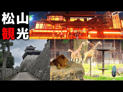 【四国九州旅⑰】松山城・とべ動物園・道後温泉を巡る旅【愛媛・松山観光】