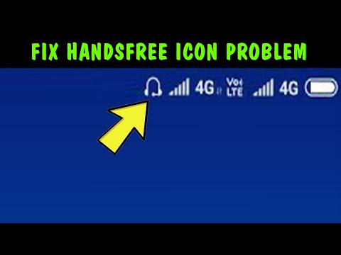 Headphone Icon Stuck In Notification Bar Problem Solved | Redmi | How to Remove Headphone Symbol