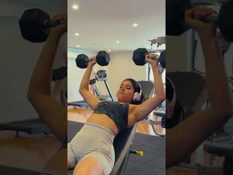 Upper body workout to GAIN WEIGHT for skinny girls (AT HOME) | Gaining weight #weightgainexercise