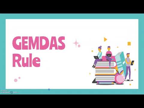 Grade 6 Math: GEMDAS Rule