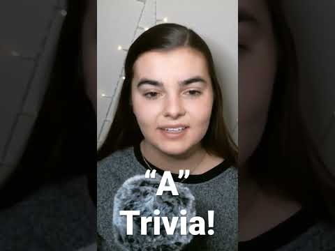 ASMR POP QUIZ! | 5 Trivia Questions Starting With A