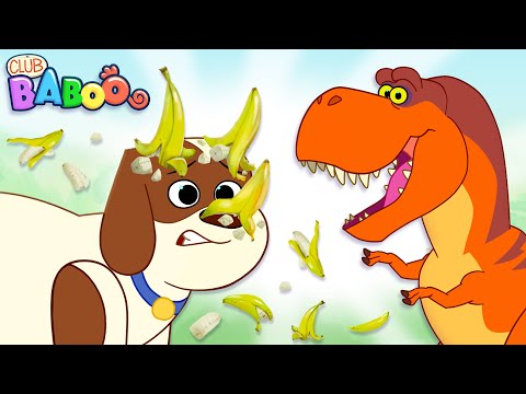 BANANACERATOPS! Is it a triceratops or is it Duke the dog? | Learn Dinosaur Names with Club Baboo