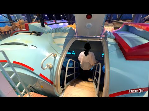 Submarine Ride INSIDE a HUGE Aquarium | Fantasy Valley Theme Park