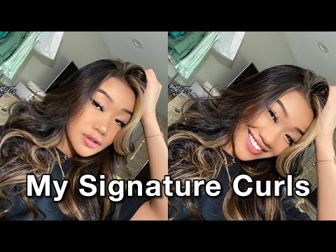 How I Get My SIGNATURE Curls!! *Q&A*