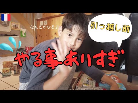 【思い出に浸るヒマなし！】引っ越し前はバタバタしすぎ|電話＆ネットの手続き|実家にフランスのお菓子を送る|フランス生活