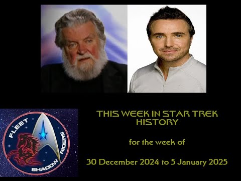 This Week in Star Trek History (30 December 2024 to 5 January 2025)