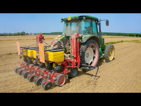 John Deere 5100 + MaterMacc 6 rows | Sowing Soybeans