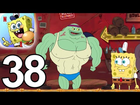 SpongeBob Get Cooking - The Salty Spitoon Level 51 - 60 Gameplay Walkthrough Part 38 (iOS Android)