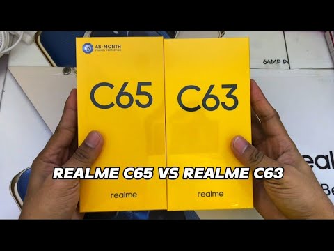 REALME C63 VS REALME C65 SPECS COMPARISON #realme #realmec63 #realmec65