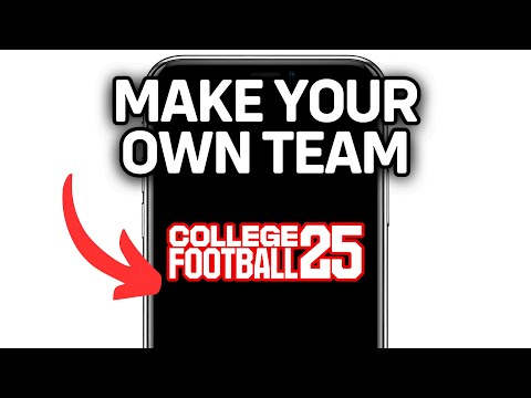 HOW TO MAKE YOUR OWN TEAM IN COLLEGE FOOTBALL 25 2025! (FULL GUIDE)