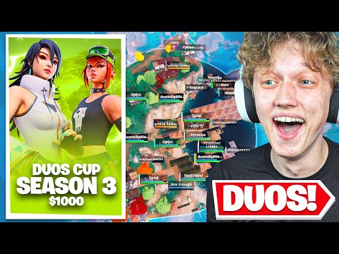 I Hosted a $1000 DUOS Tournament In Season 3 Fortnite!