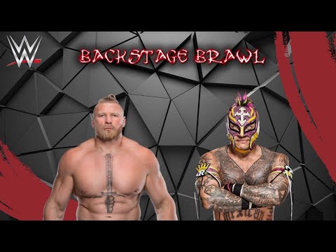 Full Match | Brock Lesnar vs Rey Mysterio | Backstage Brawl