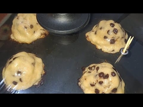 Easy chocolate chips /cookies sa kawali /no bake/no oven