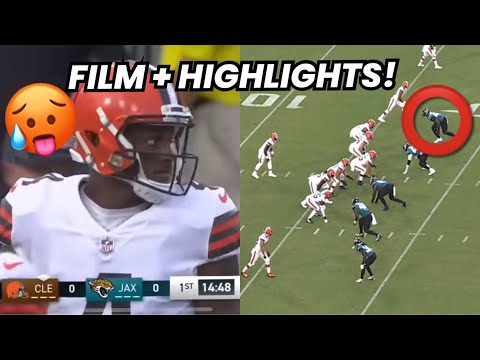 Deshaun Watson & Travon Walker 🥵 FILM + Highlights  (Browns vs Jaguars Preseason Week 1) NFL