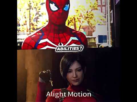 Spider-Man vs Ada wong (Resident evil 4) #residentevil #marvel #mcu #debate #1v1 #vsedit #edit