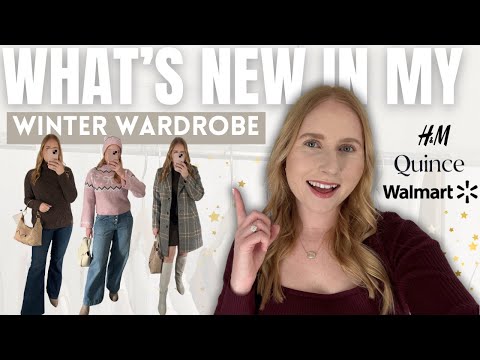 WHAT'S NEW IN MY WARDROBE FOR WINTER 2024 | QUINCE, WALMART, H&M NEW ARRIVALS