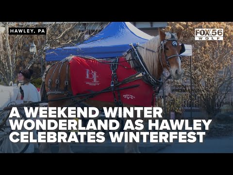 A weekend winter wonderland as Hawley celebrates Winterfest