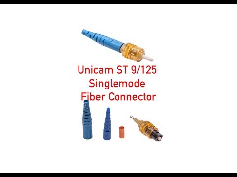 Unicam ST 9/125 Multimode Fiber Connector P#1038