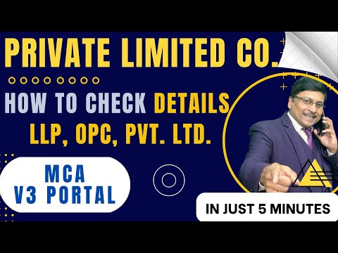 How to check Company Master Data | Master Data on V3 portal | Latest Companies information | mca v3