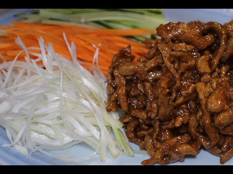 The ”shredded pork with Beijing sauce” made in this way is especially delicious! recommend everyone