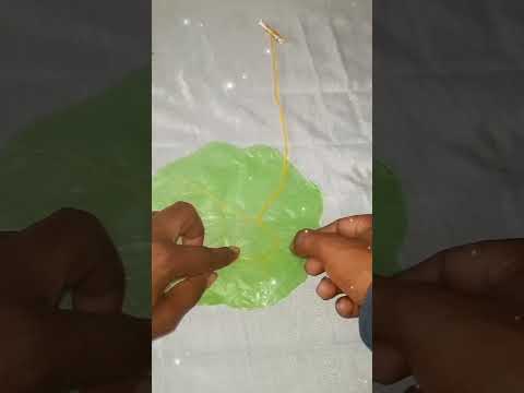 Amazing polythene parachute #viral #ytshorts #parachut #diy #therivalsofficialboy