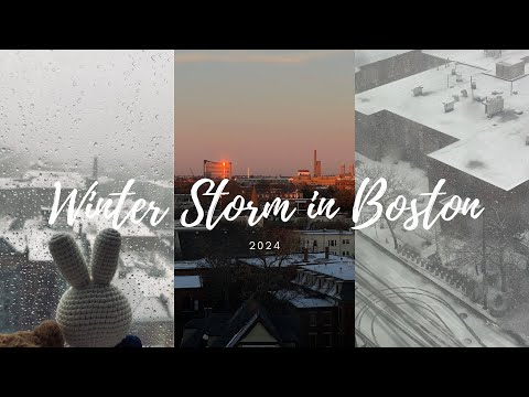 Winter Storm Timeline: Before, During, and After#shortvideo #shortfeed #winter #Boston #vlog #shorts