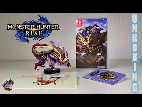 Unboxing Monster Hunter Rise Collector’s Edition ASMR