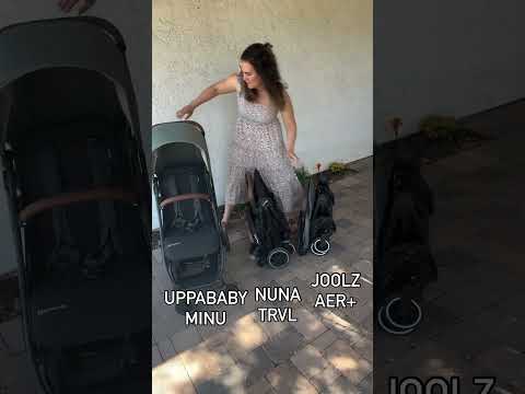 UPPAbaby Minu V2 vs Nuna TRVL vs Joolz Aer+ | Which has the best fold? #uppababy #nuna #joolz #baby