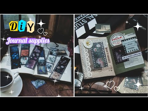 How to make journal supplies (part 2) /DIY journal kit at home/Homemade journal set/ Journal