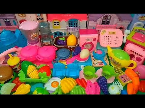 Satisfying with Unboxing & Review | Miniature kitchen set toys | Asmr video no music | #asmr 💚