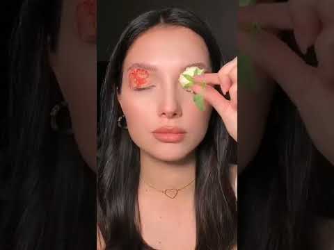 Makeup with a rose ?! 😮 |Makeup |Beauty #makeup #viral #shorts