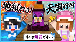 「天国」か「地獄」か、この人の命を私たちが決めましょう😈👼【 マイクラ / Minecraft  】