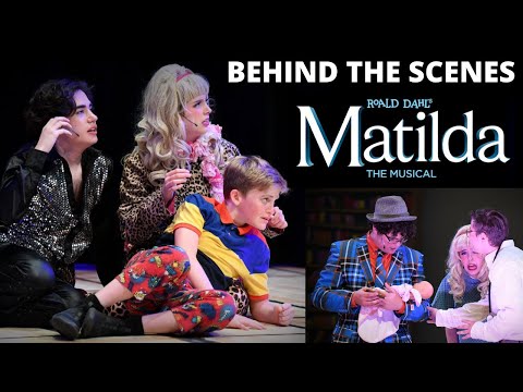 BACKSTAGE at MATILDA THE MUSICAL! | aidan elizabeth