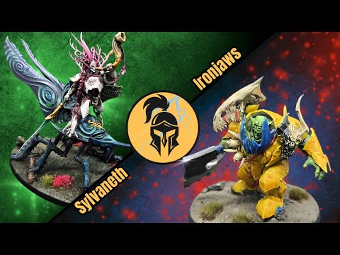 Age of Sigmar Battle Report: Sylvaneth vs Ironjawz! The Tanky Trees vs a Sea of Brutes!!