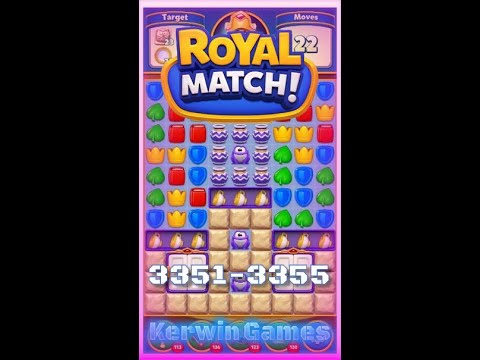 Royal Match Level 3351 3352 3353 3354 3355 - No Boosters Gameplay