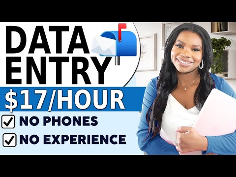 📵 No Calls! $17/hr Work-From-Home Data Entry Job (Company Will Train You!)