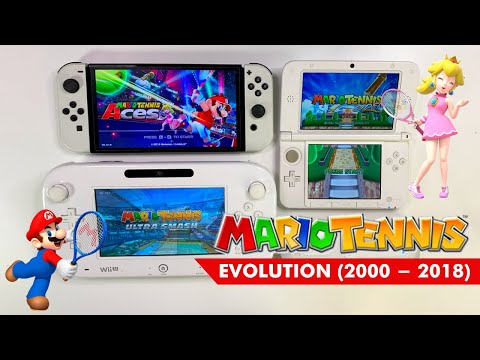 Mario Tennis Games Evolution (2000 - 2018)