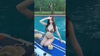 sexy look on pool #fun #sexylook