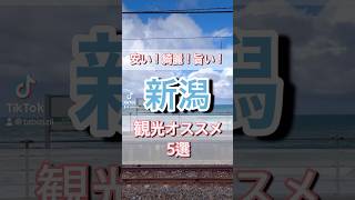 【新潟】㊗️10万再生！安い！綺麗！旨い！新潟県のオススメ観光スポット5選#新潟観光 #新潟グルメ #海鮮拍賣 #日本酒 #酒 #滝 #日本庭園 #駅 #旅行 #グルメ #ジブリ