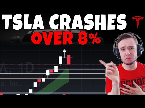 TESLA Stock - TSLA Crashes Over 8%..