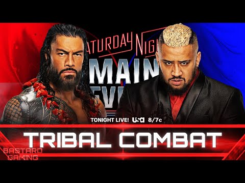 WWE 2K24 | Tribal Combat - Roman Reigns VS Solo Sikoa | Saturday Night Main Event